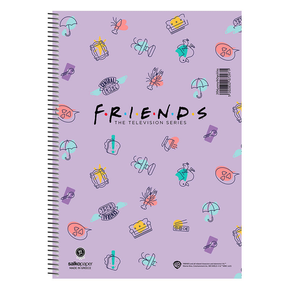 Salko Τετράδιο Σπιράλ Friends Central Perk