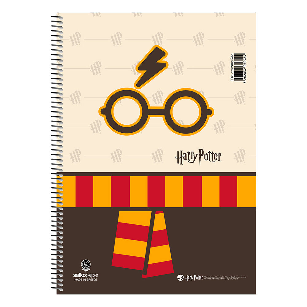 Salko Τετράδιο Σπιράλ Harry Potter Charms