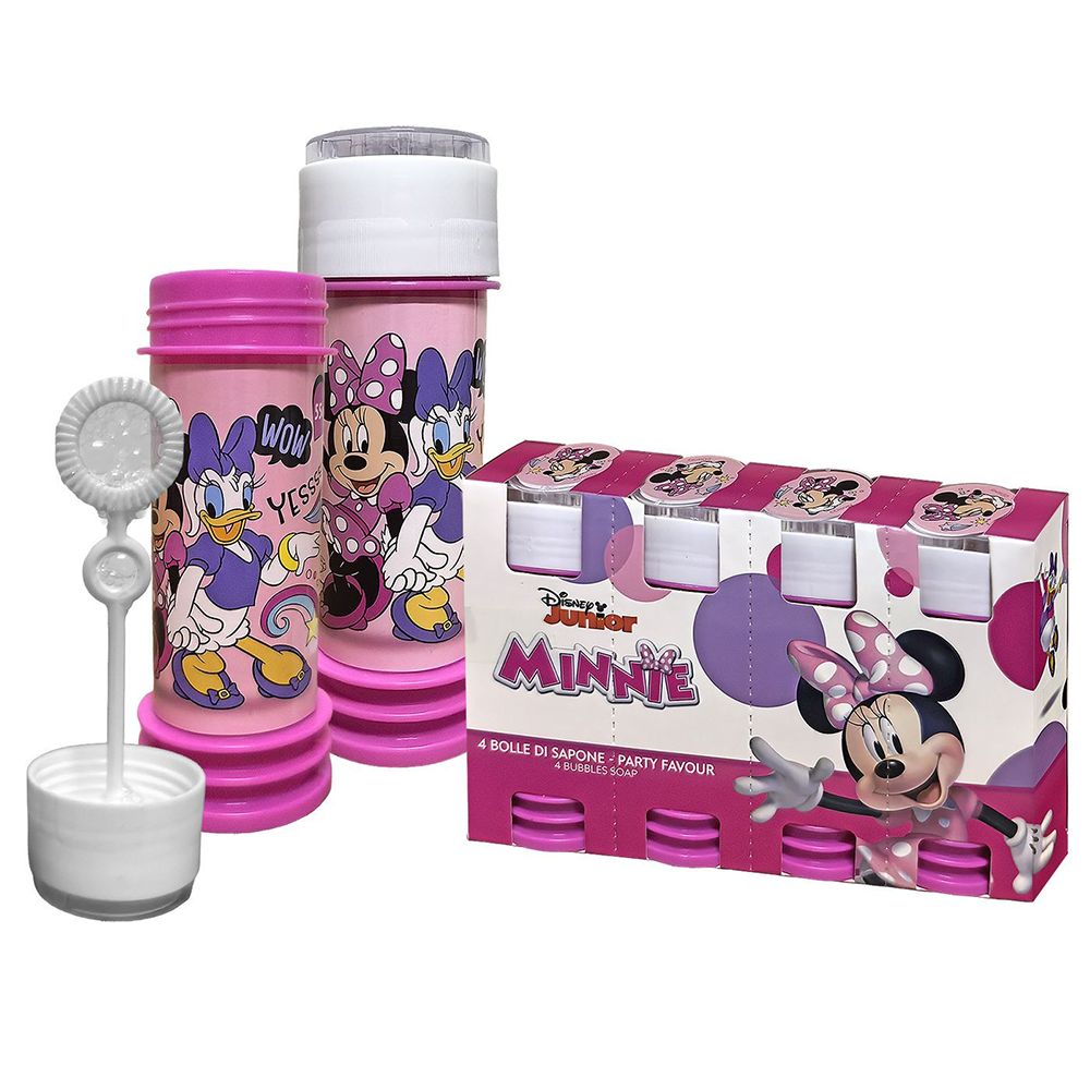 Σαπουνόφουσκες Minnie Σετ 4 Τεμαχίων 55ml - 1 Σετ