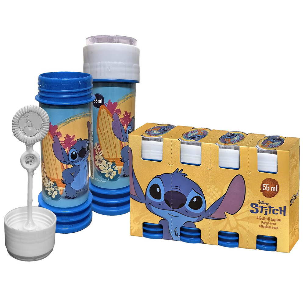 Σαπουνόφουσκες Stitch Σετ 4 Τεμαχίων 55ml - 1 Σετ