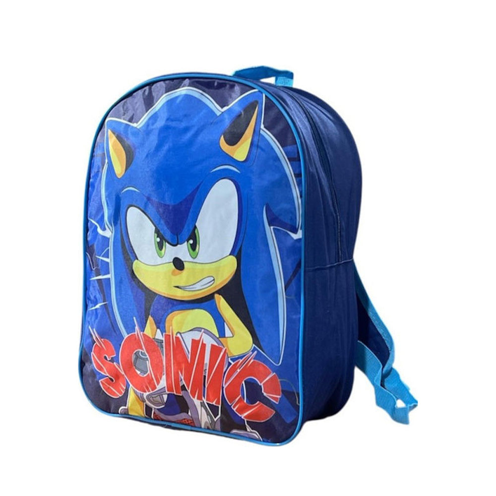 Σχολική Τσάντα Πλάτης Δημοτικού Sonic Hedgehog 40(Υ)X30(Π)X15(Μ) Eκ