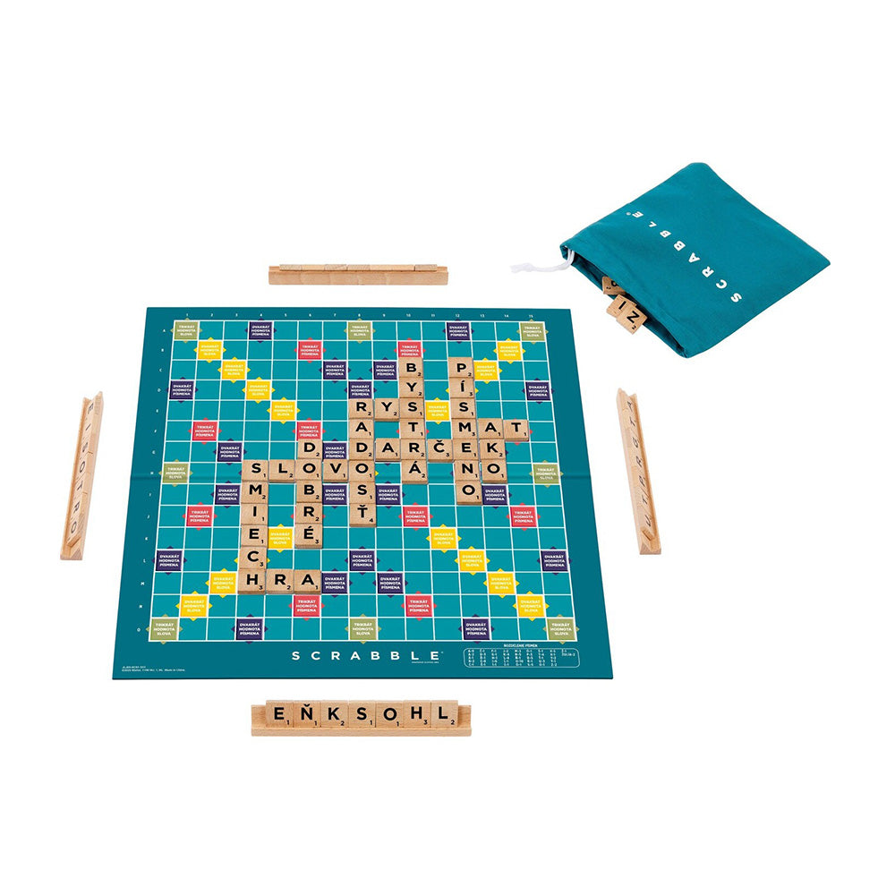 Scrabble New Edition με Ξύλινα Γράμματα