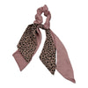 OEMScrunchie Μαλλιών Animal Print Με Κορδέλα 4 Χρώματαpapell.gr