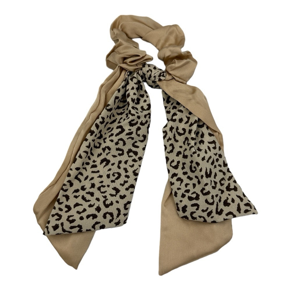 OEMScrunchie Μαλλιών Animal Print Με Κορδέλα 4 Χρώματαpapell.gr