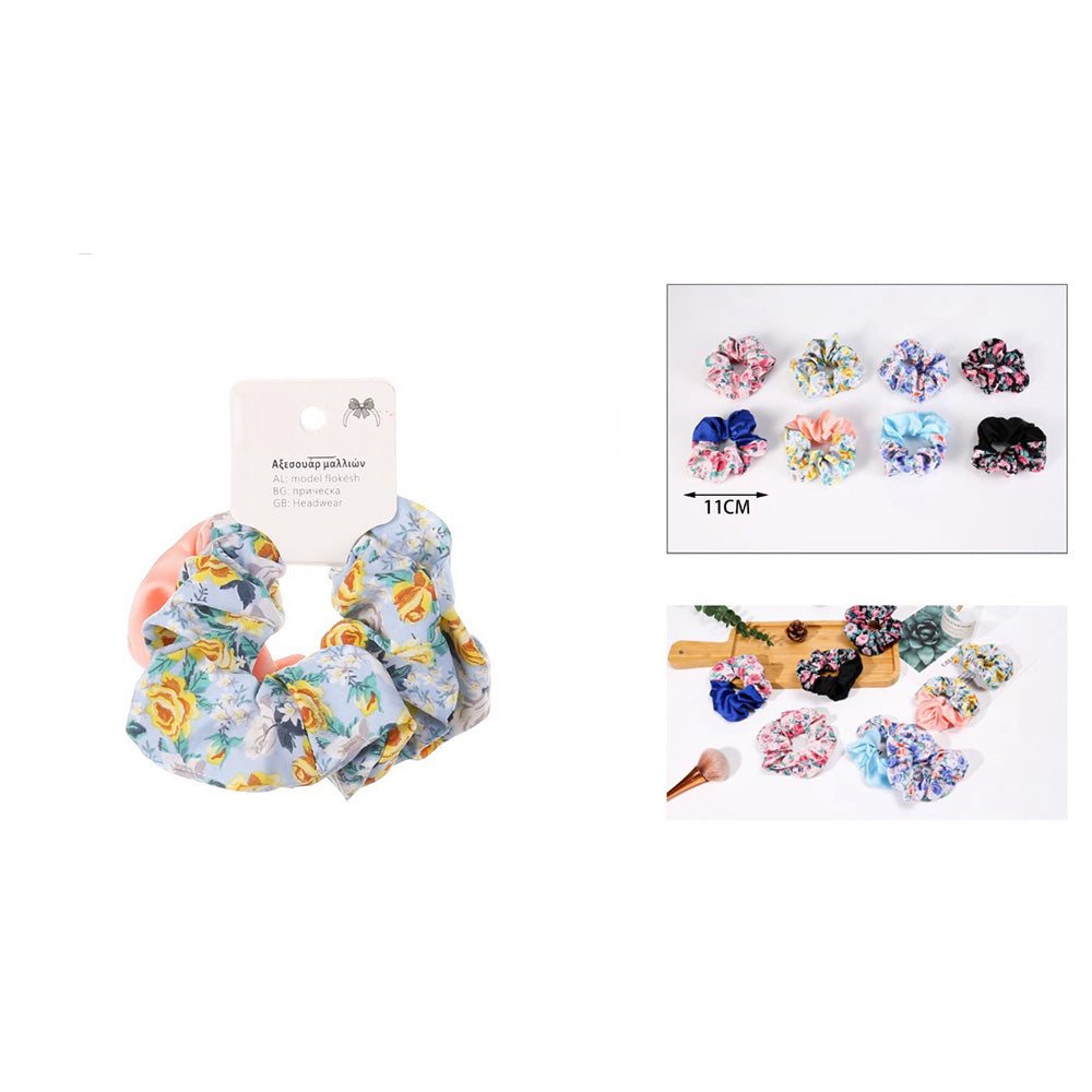 OEMΣετ Scrunchie Μαλλιών Λουλούδια 2 Τμχpapell.gr