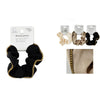 OEMScrunchie Μαλλιών Σατέν Με Χρυσή Λεπτομέρεια 3 Χρώματα - 1 Τμχpapell.gr