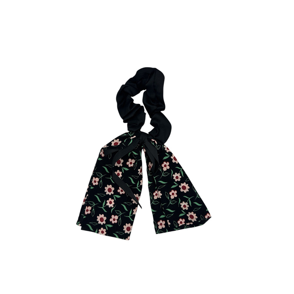OEMScrunchies Λουλουδάκια  Με Φιόγκο 4 Χρώματα - 1 Τμχpapell.gr