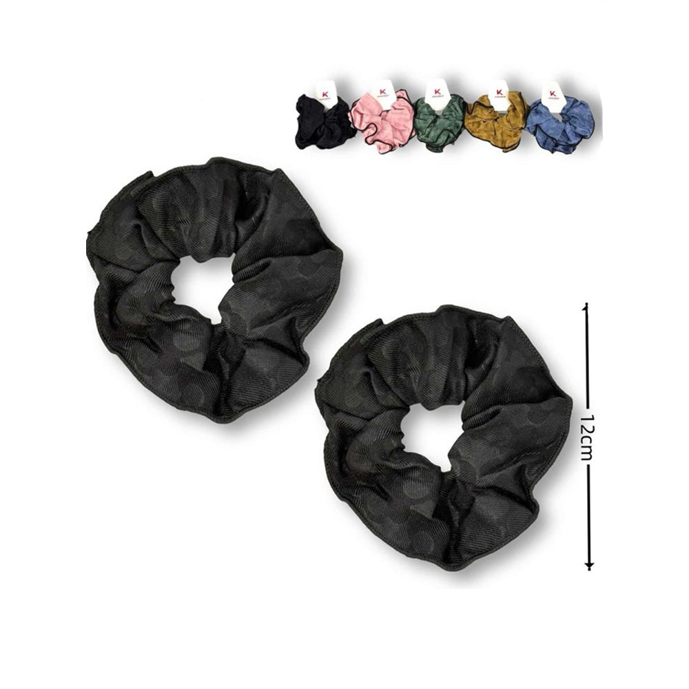 Scrunchies Σετ 2τμχ (Ø18εκ) – 6 Χρώματα – 1 Σετ