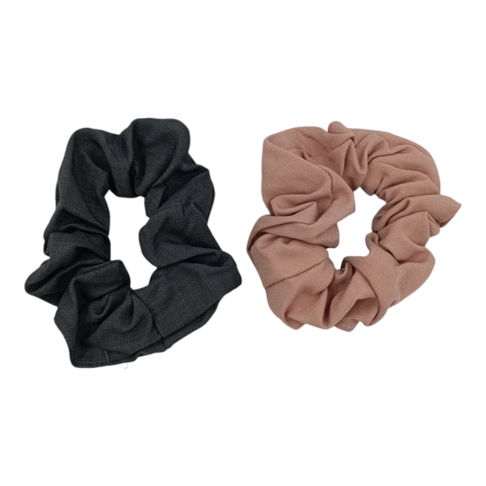 Scrunchies Μαλλιών Υφασμάτινα 2Τμχ