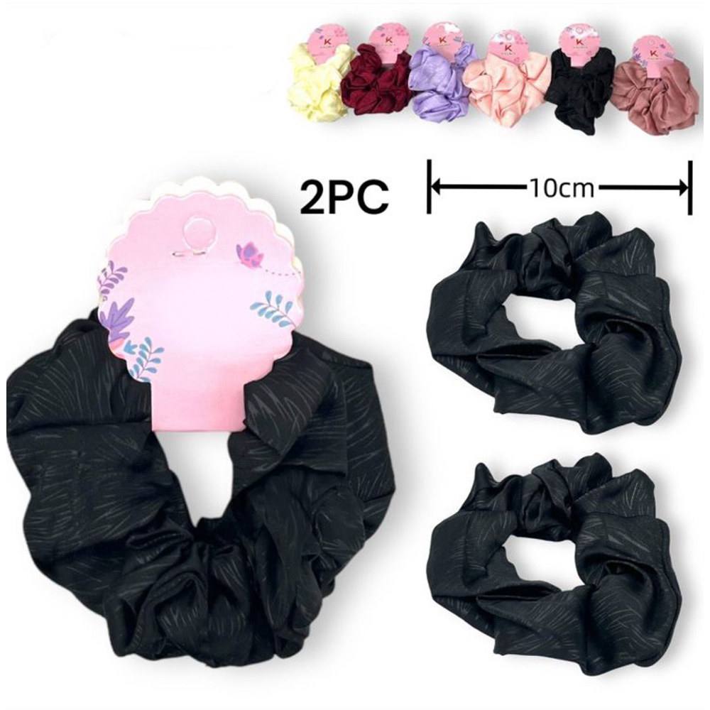 OEMScrunchies Μαλλιών Μονόχρωμα Σατέν 2Τμχpapell.gr