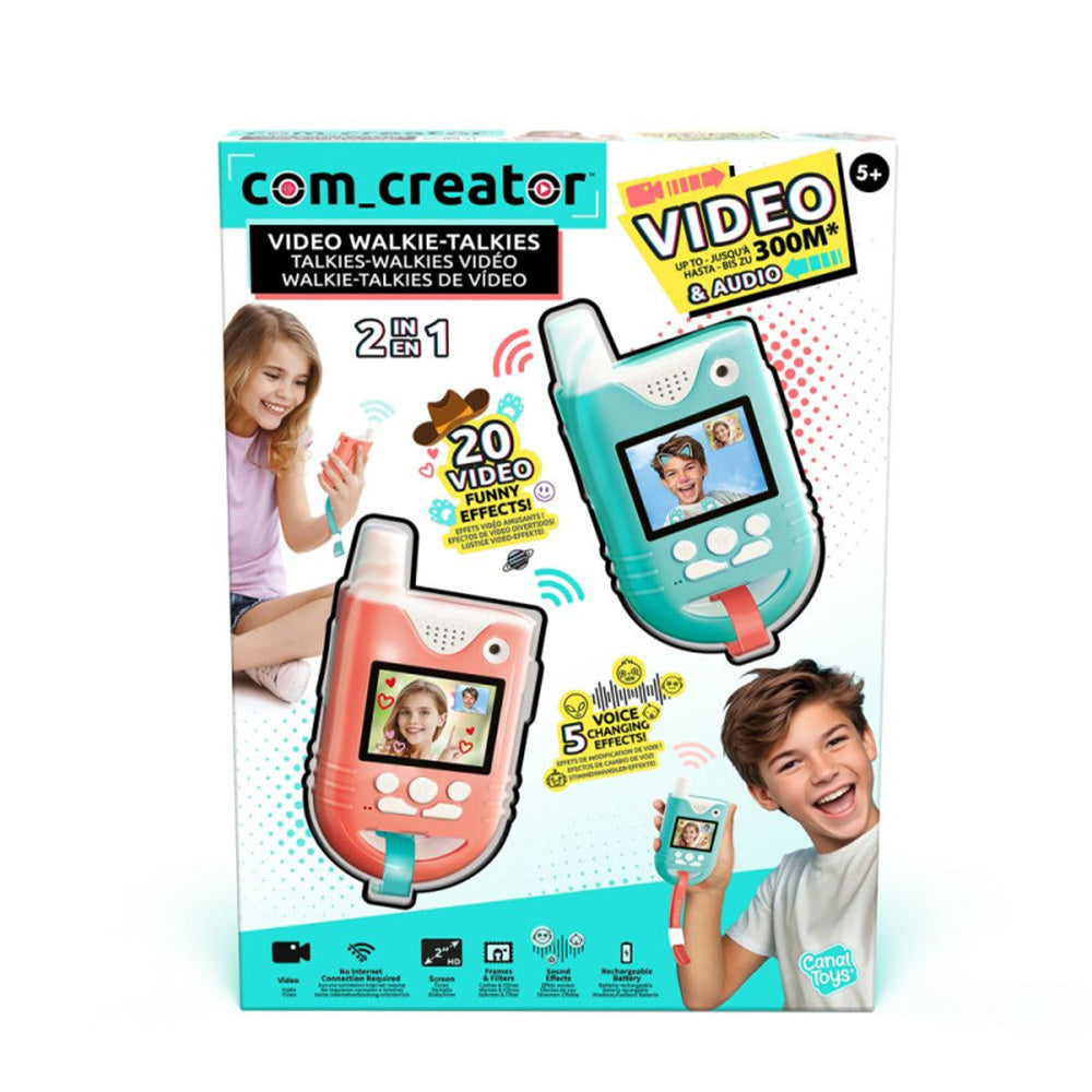 AS Σετ 2 Walkie - Talkie Με Video Creator