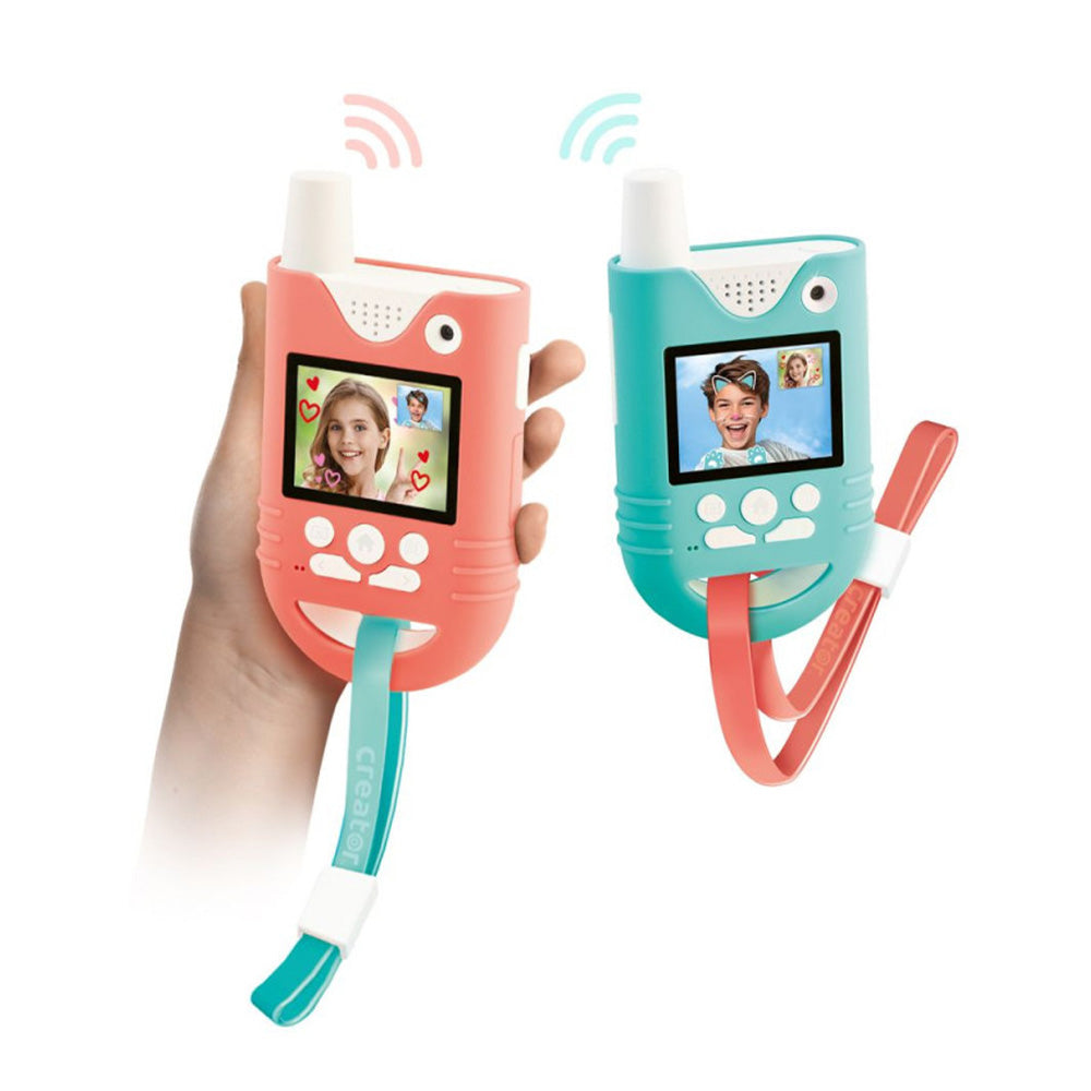 AS Σετ 2 Walkie - Talkie Με Video Creator