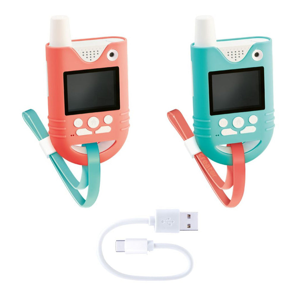 AS Σετ 2 Walkie - Talkie Με Video Creator