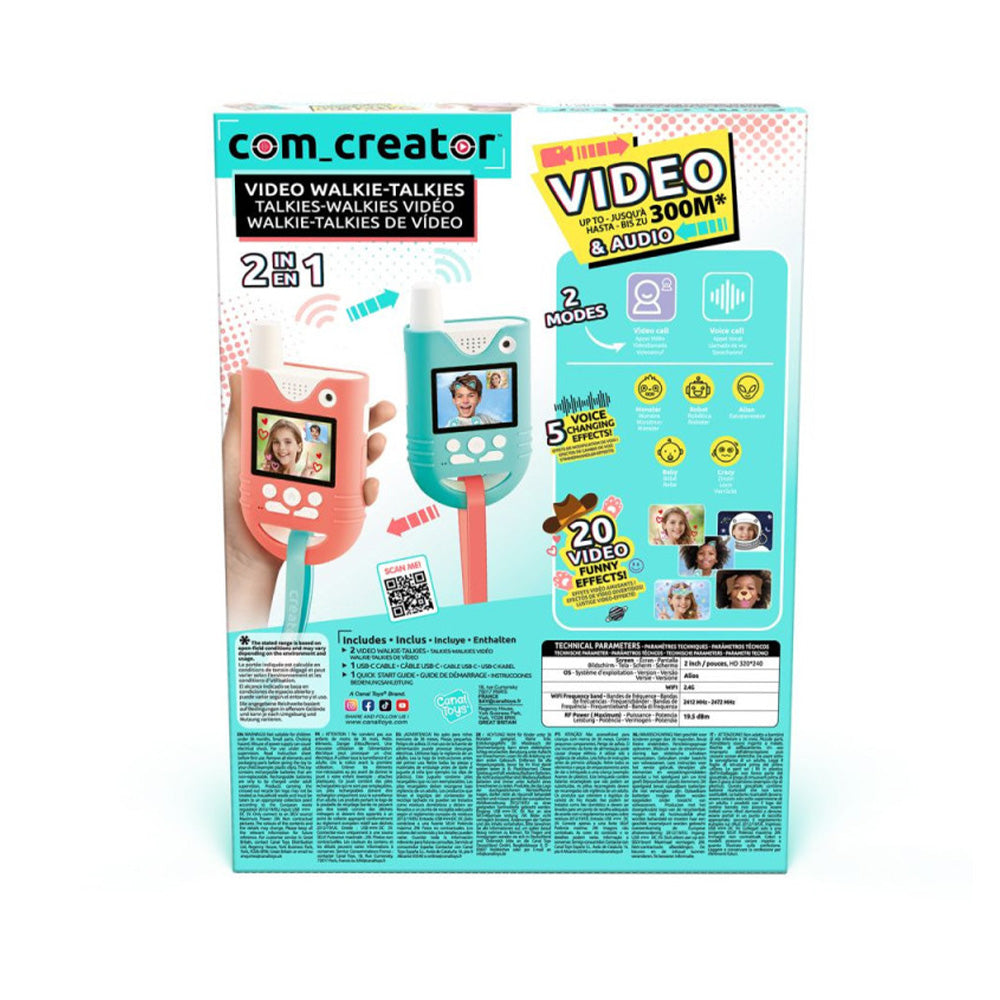 AS Σετ 2 Walkie - Talkie Με Video Creator