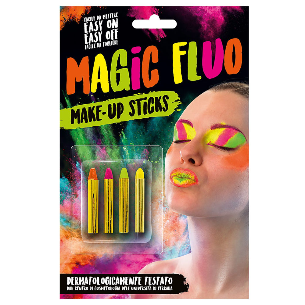 Carnival ToysCarnival Toys Μολύβια Βαφής Προσώπου Φωσφοριζέ Σετ 4Τμχpapell.gr