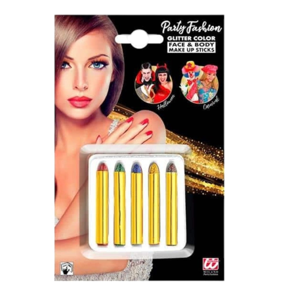 Make Up Καρτέλα 5 Μολύβια Strass Μακιγιάζ