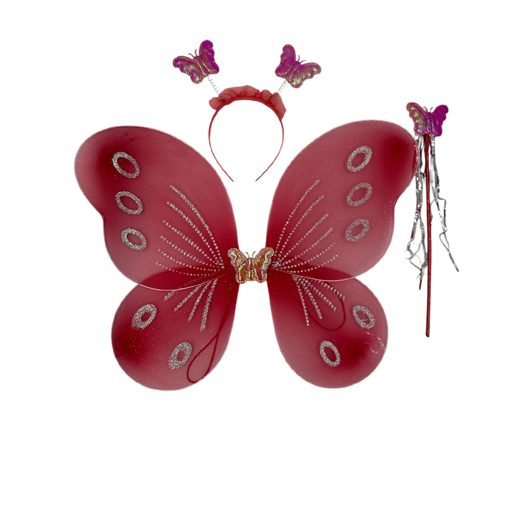 TrademarktΦτερά Μεταμφίεσης Πεταλούδας Με Ραβδί & Στέκα 48x45x2 εκpapell.gr