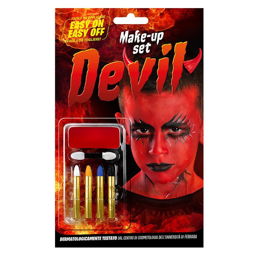 Carnival ToysCarnival Toys Σετ Βαφής Devil Με Μακιγιάζ & 4 Μολύβιαpapell.gr