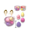 OEMΣετ Beauty Blender 5.5 εκ 4 Τμχ Σε Διάφανο Κουτάκιpapell.gr
