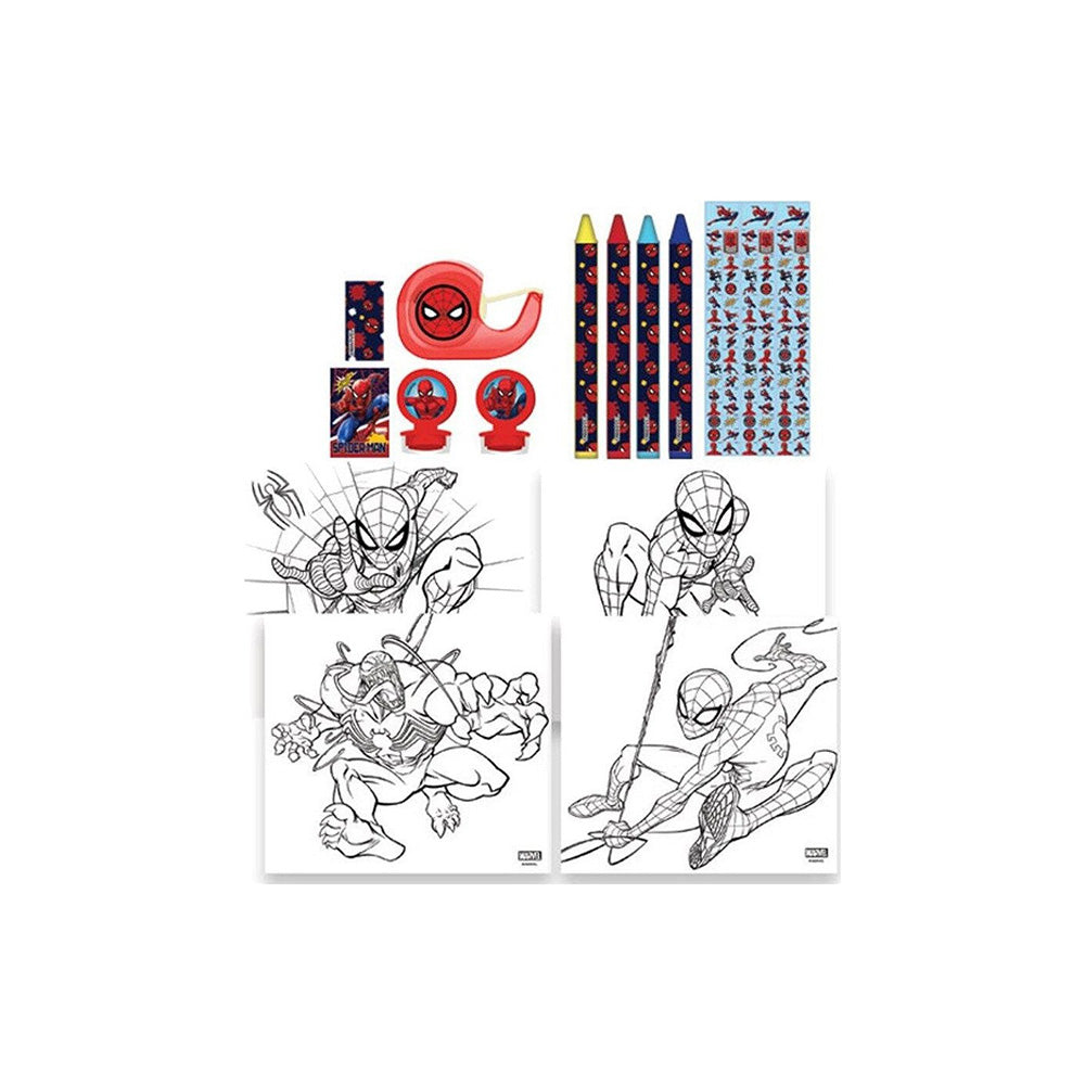 Σετ Χρωματισμού Spiderman 12τμχ
