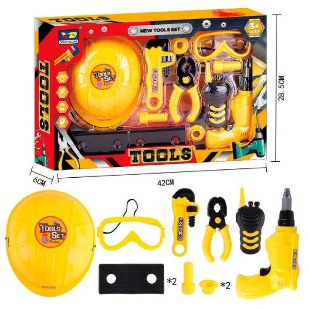 TrademarktΠαιδικό Σετ Εργαλείων Κίτρινο 12τμχ 42x28,5x6εκpapell.gr