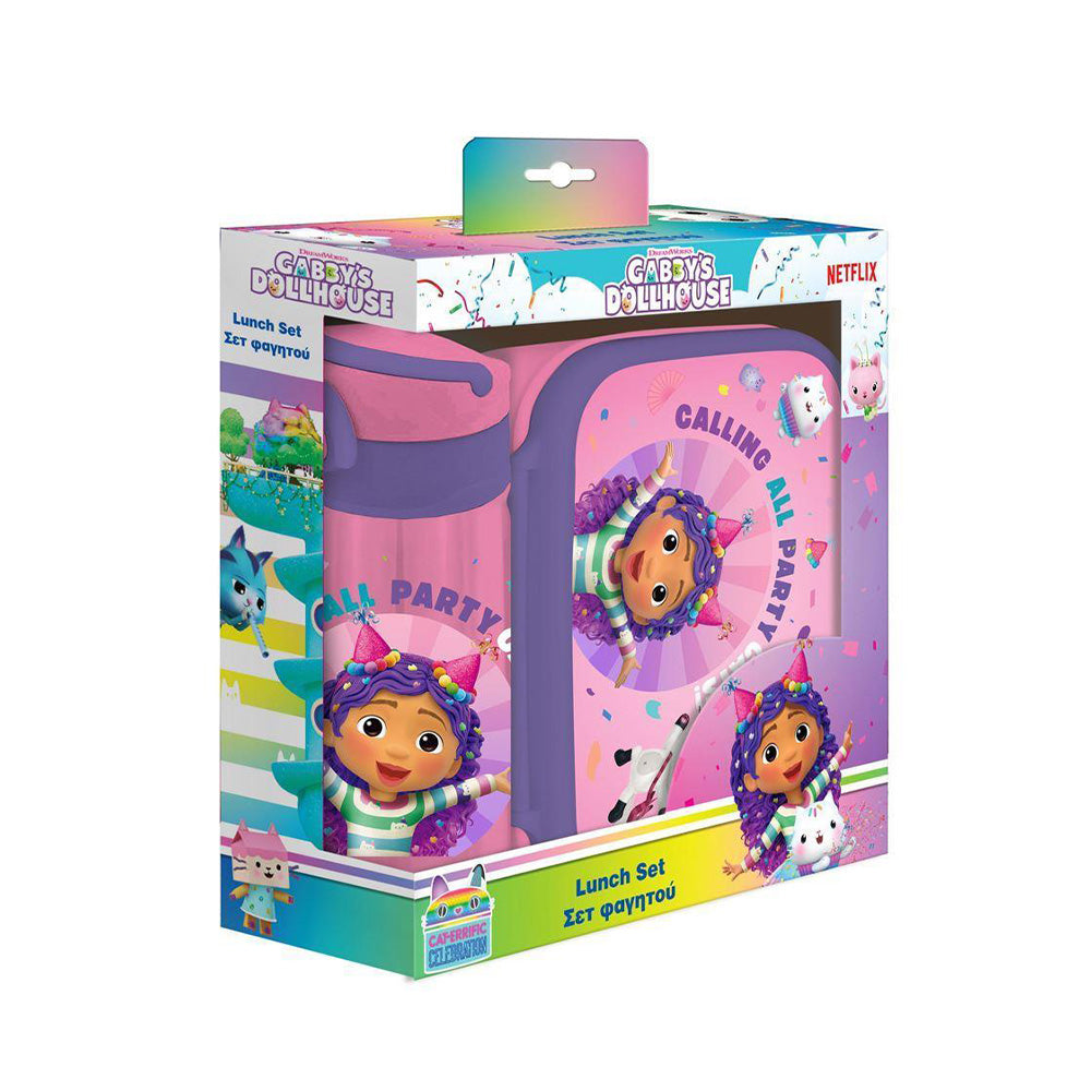 Σετ Φαγητού Gabbys Dollhouse Φαγητοδοχείο 800ml - Παγούρι PP 500ml