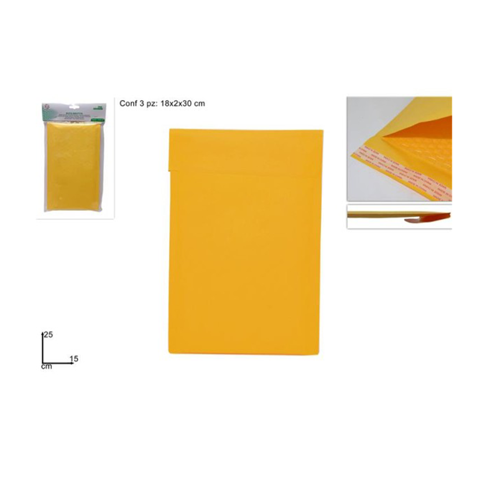 OEMΦάκελος Με Επένδυση Φυσαλίδες Σετ Των 3 Τεμαχίων Με Διαστάσεις 15x25 Εκpapell.gr