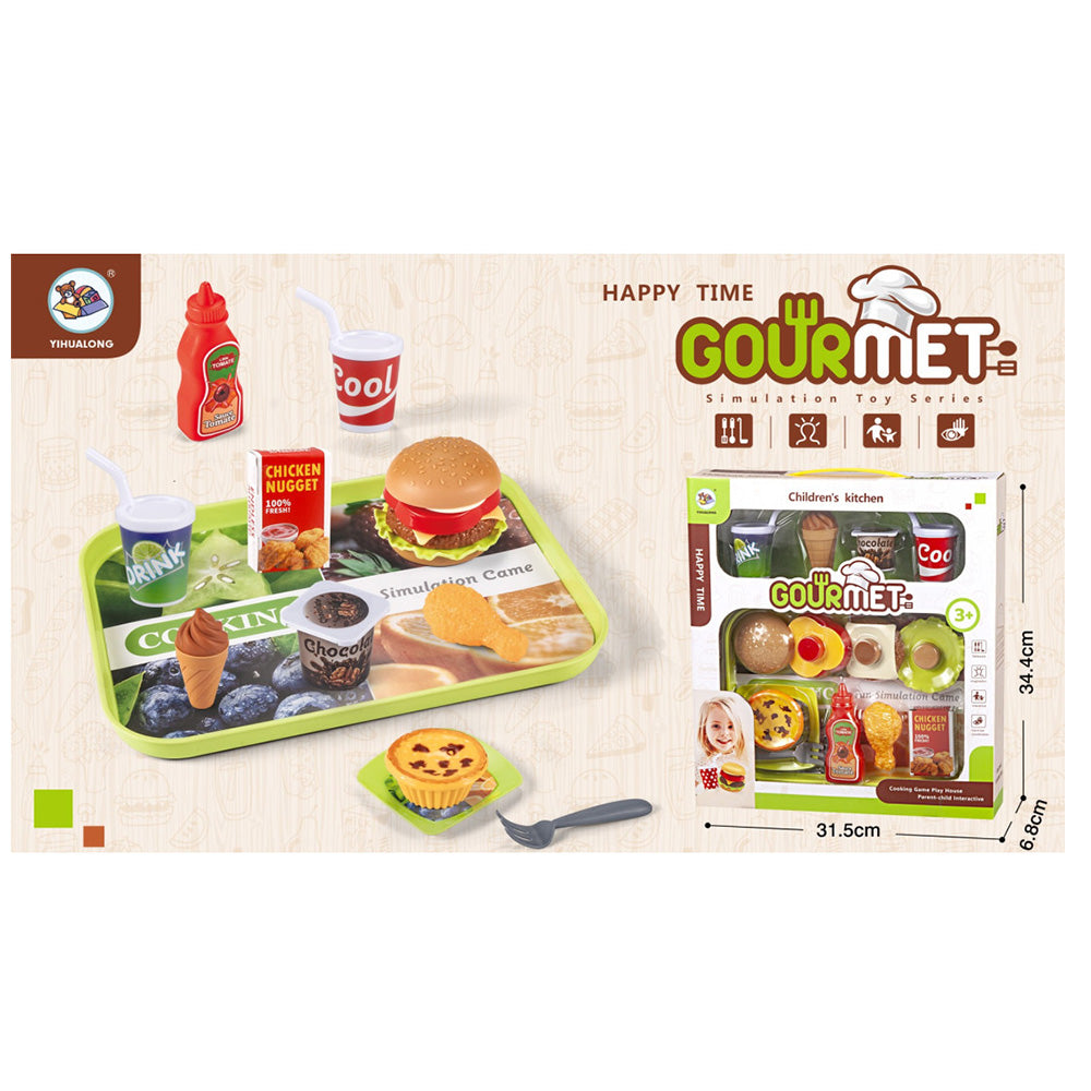 Σετ Fast Food Σε Δίσκο 31,5Χ6,8Χ34,4εκ