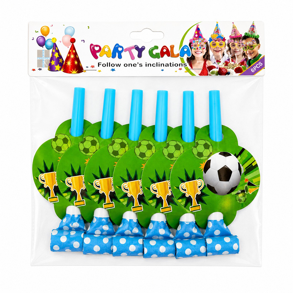 Σετ Φρου Φρου Party Ποδοσφαίρου 6 Τεμάχια