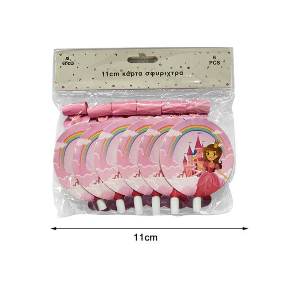 Σετ Φρου - Φρου Party Princess 11 εκ - 6 Τμχ