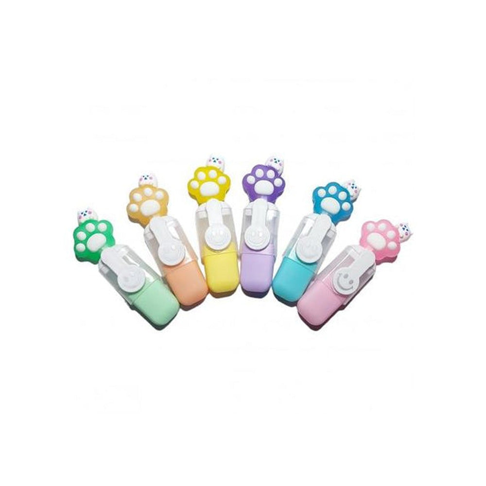 OEMΣετ Mini Highlighters Cat Paws 6 Τμχpapell.gr