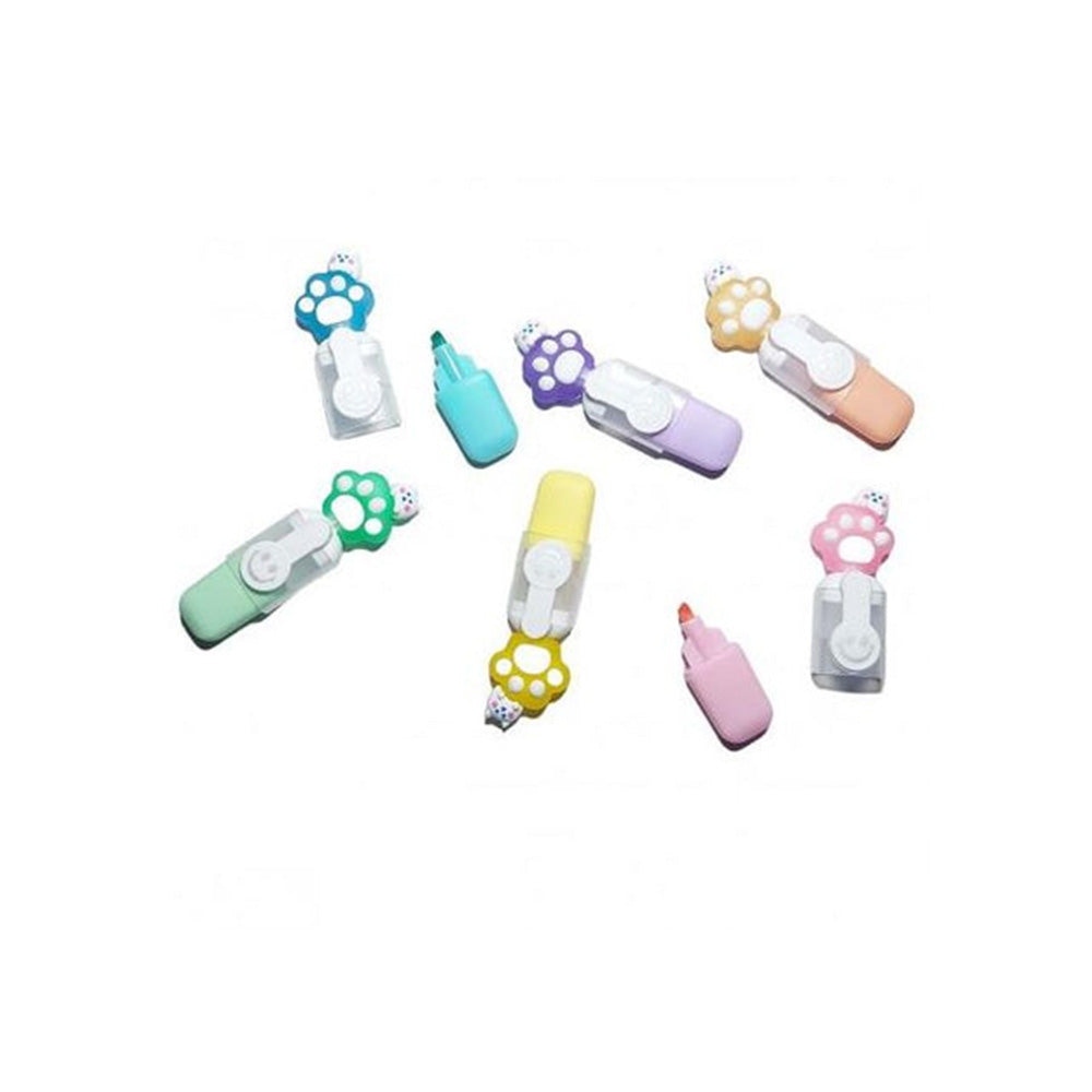 OEMΣετ Mini Highlighters Cat Paws 6 Τμχpapell.gr