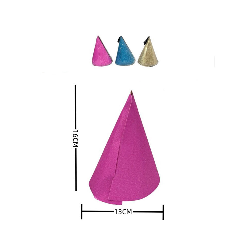 OEMΣετ Καπελάκια Party Glitter 16X13 εκ 6 Τμχ - 4 Χρώματα - 1 Τμχpapell.gr