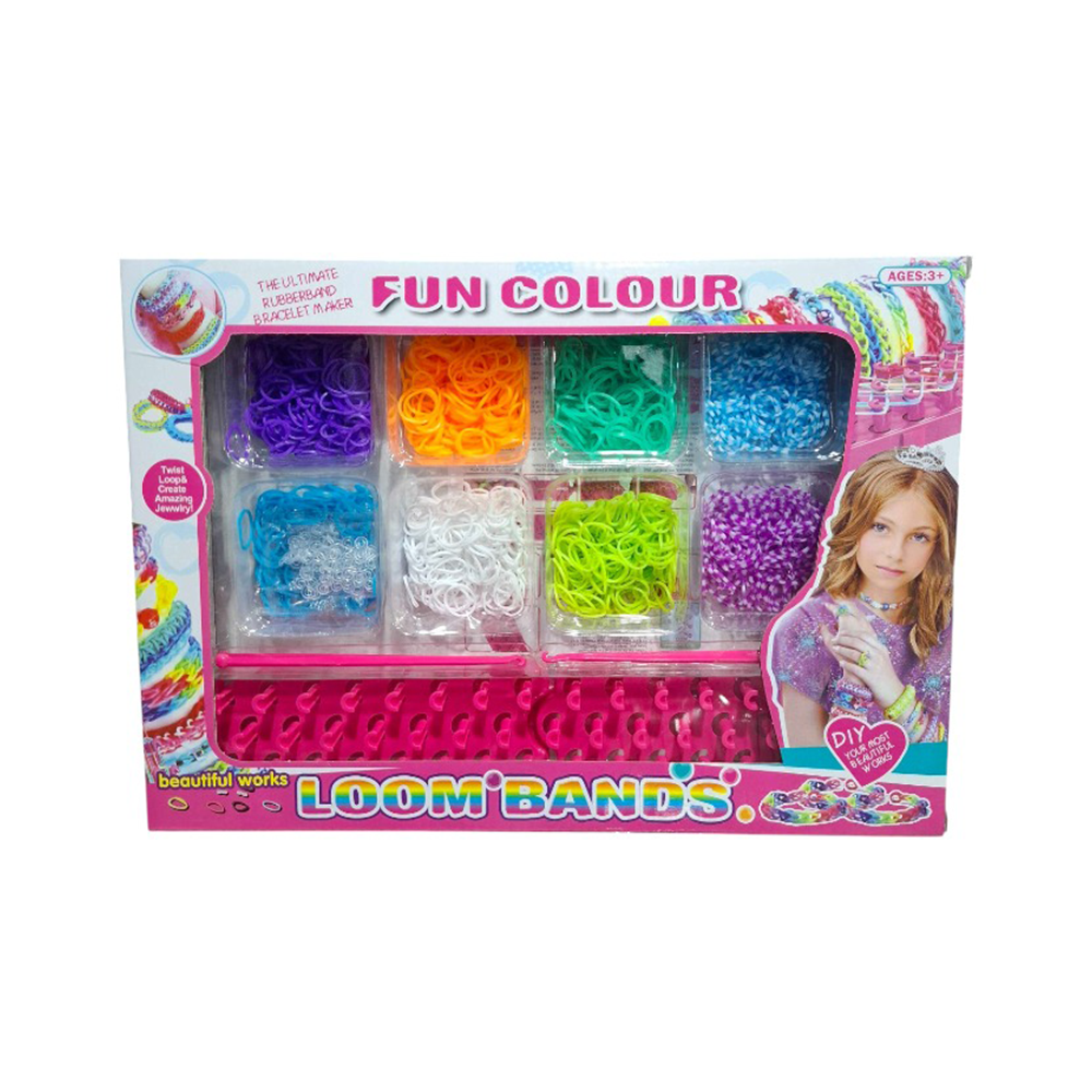 OEMΣετ Κατασκευής Βραχιολιών DIY με Λαστιχάκια Flexi Plexipapell.gr