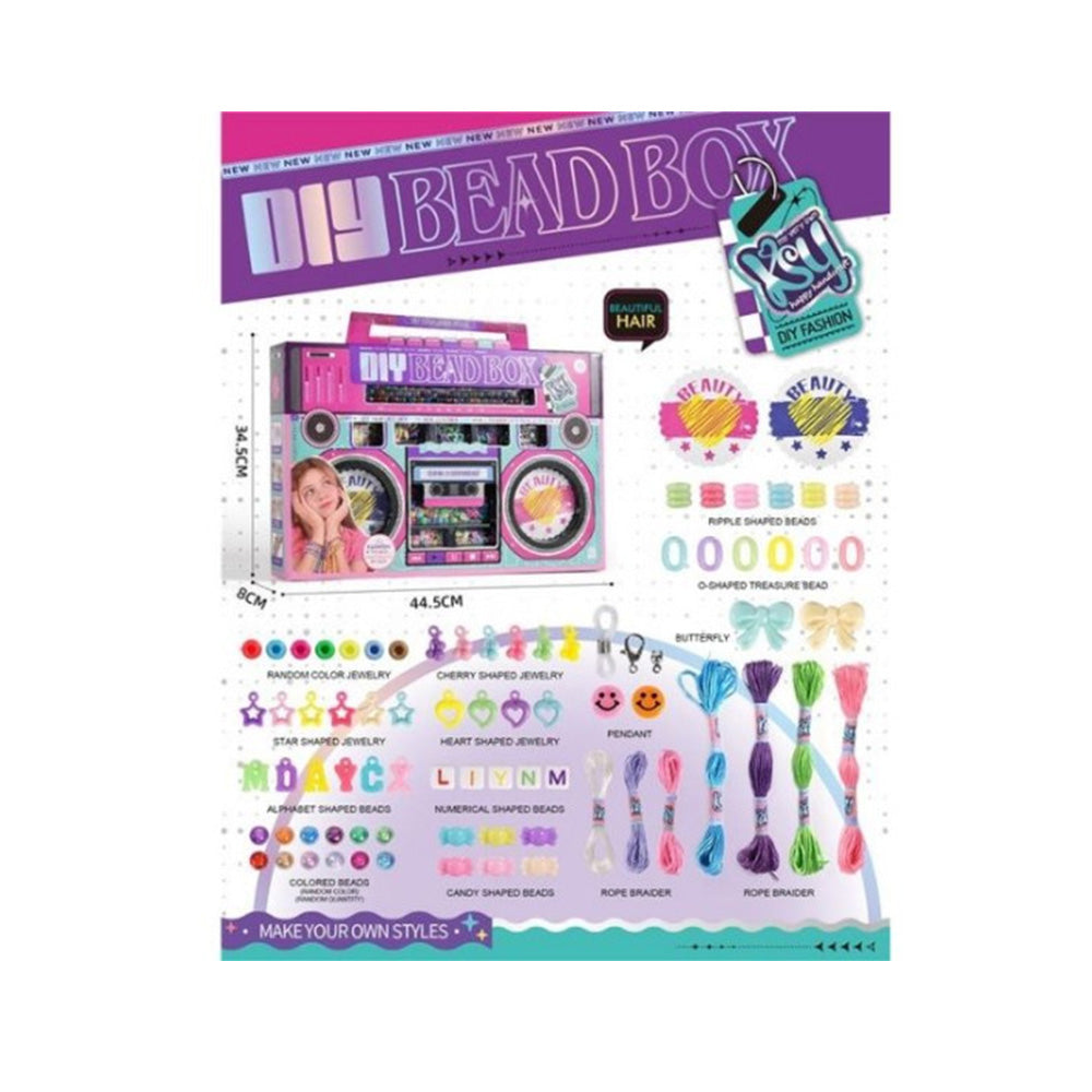 Σετ Κατασκευής Κοσμημάτων Κασετόφωνο 45X35X8εκ