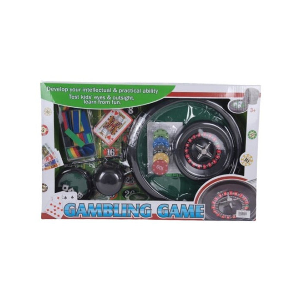 Σετ Καζίνο Με Ρουλέτα, Ζάρια & Τράπουλα 51X32X5εκ