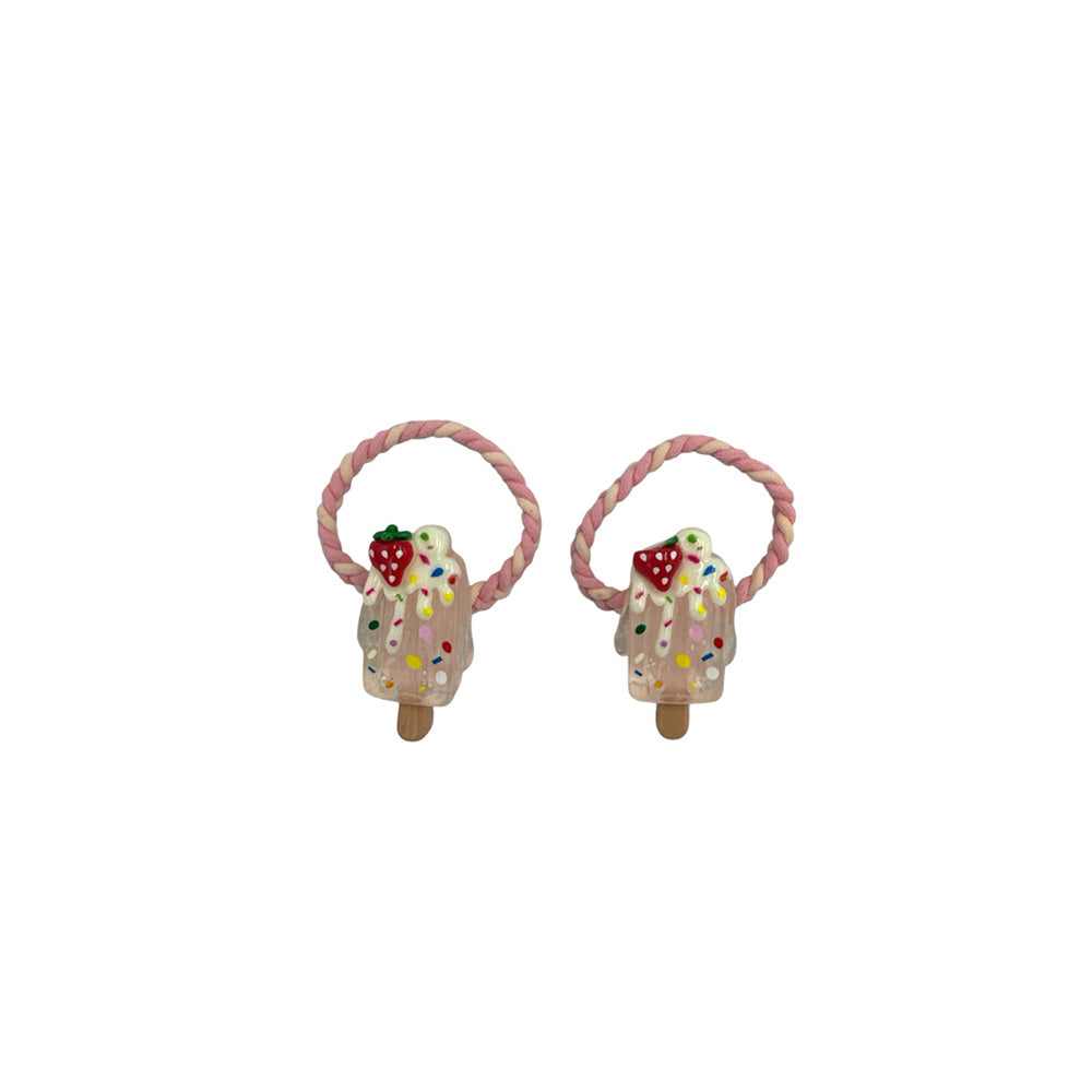 Σετ Λαστιχάκια Μαλλιών Παγωτάκια 5 Χρώματα - 1 Ζευγάρι