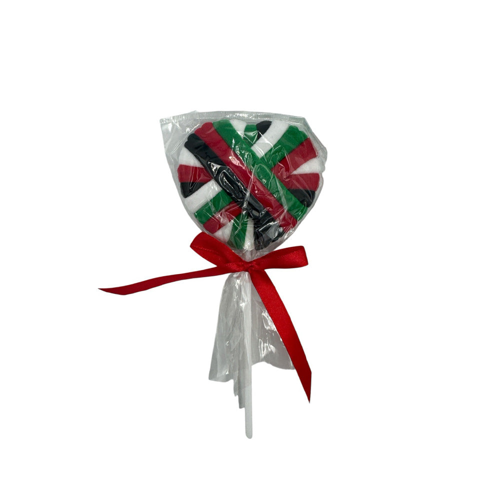 Λαστιχάκια Μαλλιών Σε Γλειφιτζούρι Σε Σχήμα Καρδιάς 6 Χρώματα - 1 Τμχ