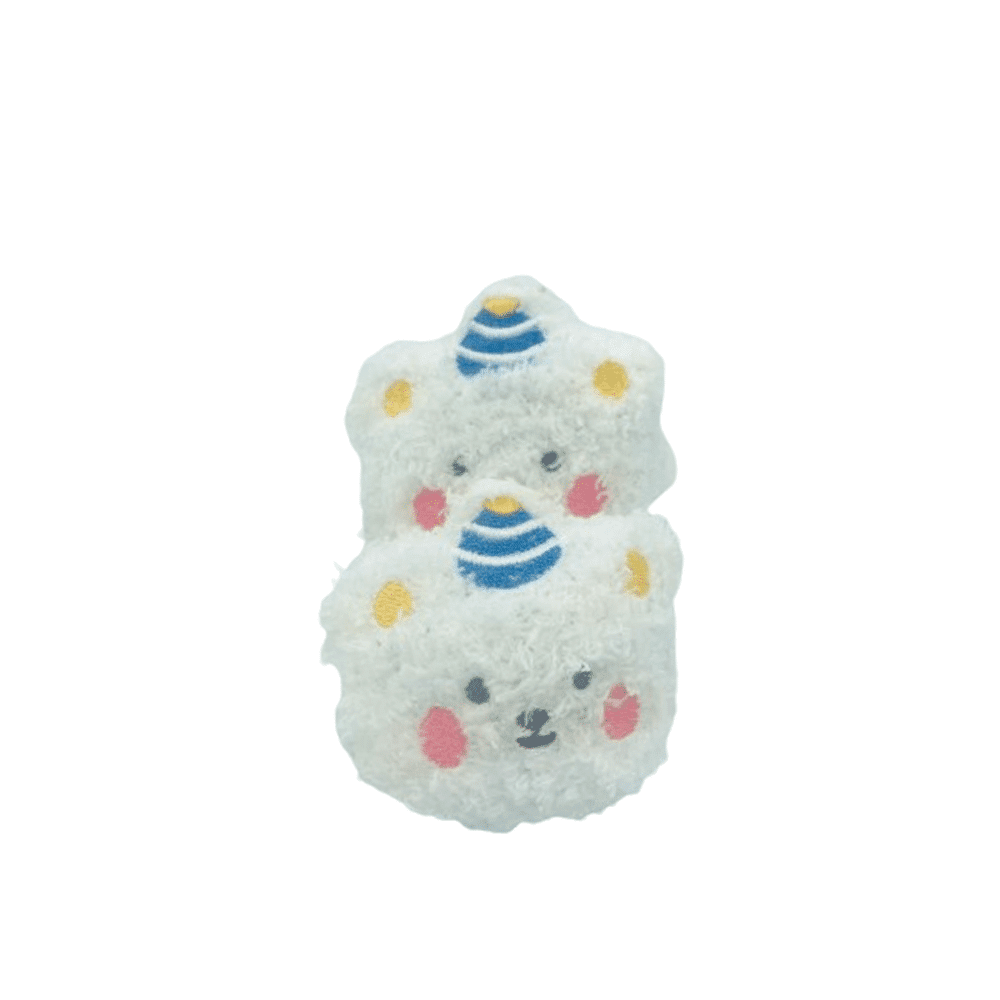 Σετ Λαστιχακια Γουνα Σε Σχημα Αρκουδακι