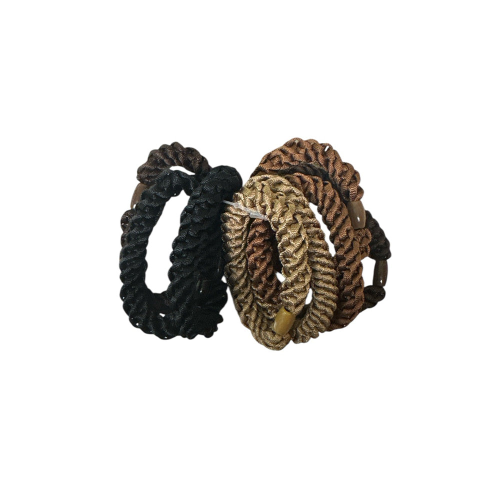 Σετ Λαστιχάκια Μαλλιών 6 εκ 4 Χρώματα - 8 Τμχ