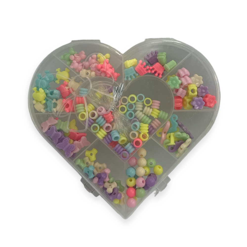 OEMΣετ Με Χάντρες Για Χειροτεχνίες Σε Σχήμα Καρδιάς 13χ15 εκατοστάpapell.gr