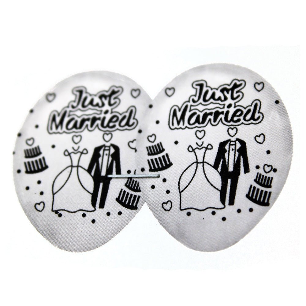 Σετ Μπαλόνια Just Married 6 Τμχ