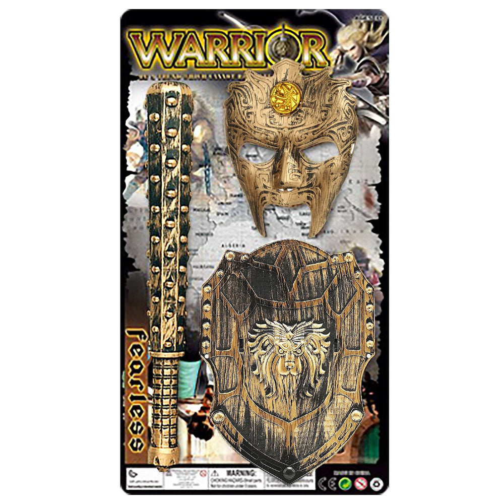 CARNAVALISTAΣετ Πανοπλίας Βίκινγκ 3Τμχ Με Ρόπαλοpapell.gr