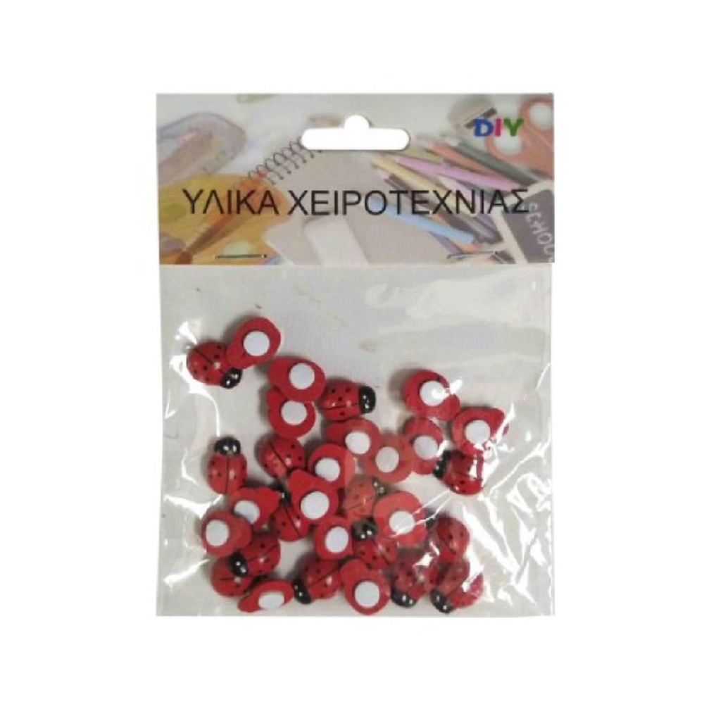 OEMΣετ Πασχαλίτσες Χειροτεχνίας  Ξύλινες Μικρές 30Τμχpapell.gr