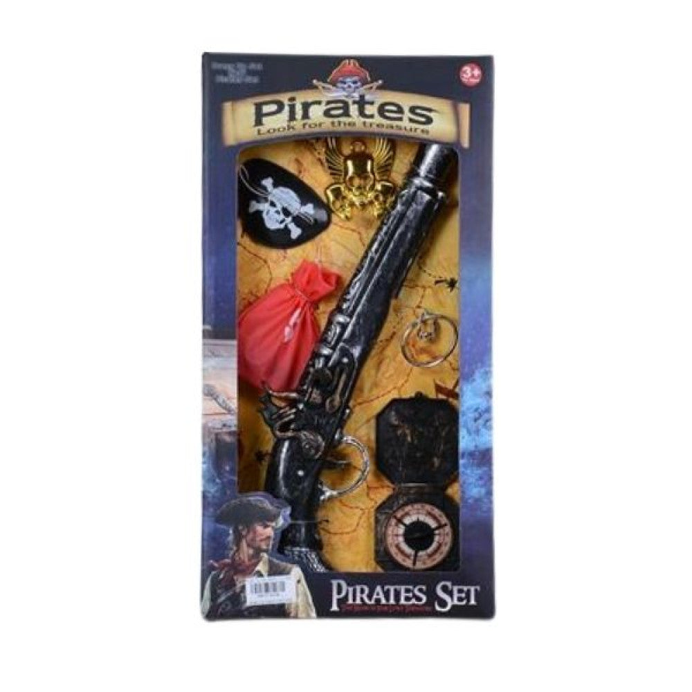Σετ Πειρατή με Όπλο & Αξεσουάρ - 5 Τμχ