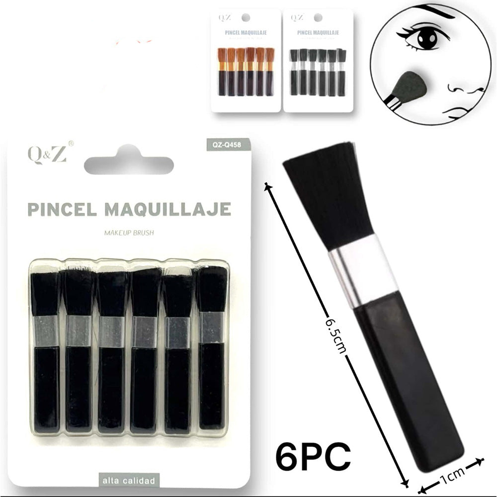 Σετ Πινέλα Μακιγιάζ 6 Τεμαχίων – 6.5×1 εκ – 2 Χρώματα