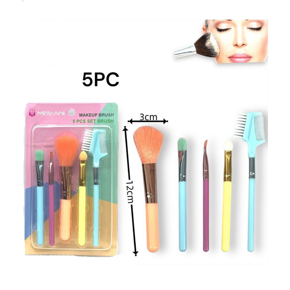 OEMΣετ Πινέλα Μακιγιάζ Pastel 12x3 Εκ 5 Τμχpapell.gr