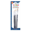 The Littlies Πινέλα 5 Τεμάχια Bristle Πλακέ 2 4 6 8 12