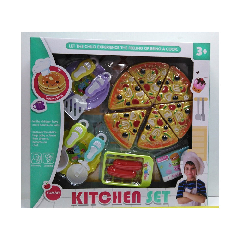 Σετ Pizza Κοπής Με Κουζινικά 36x32εκ