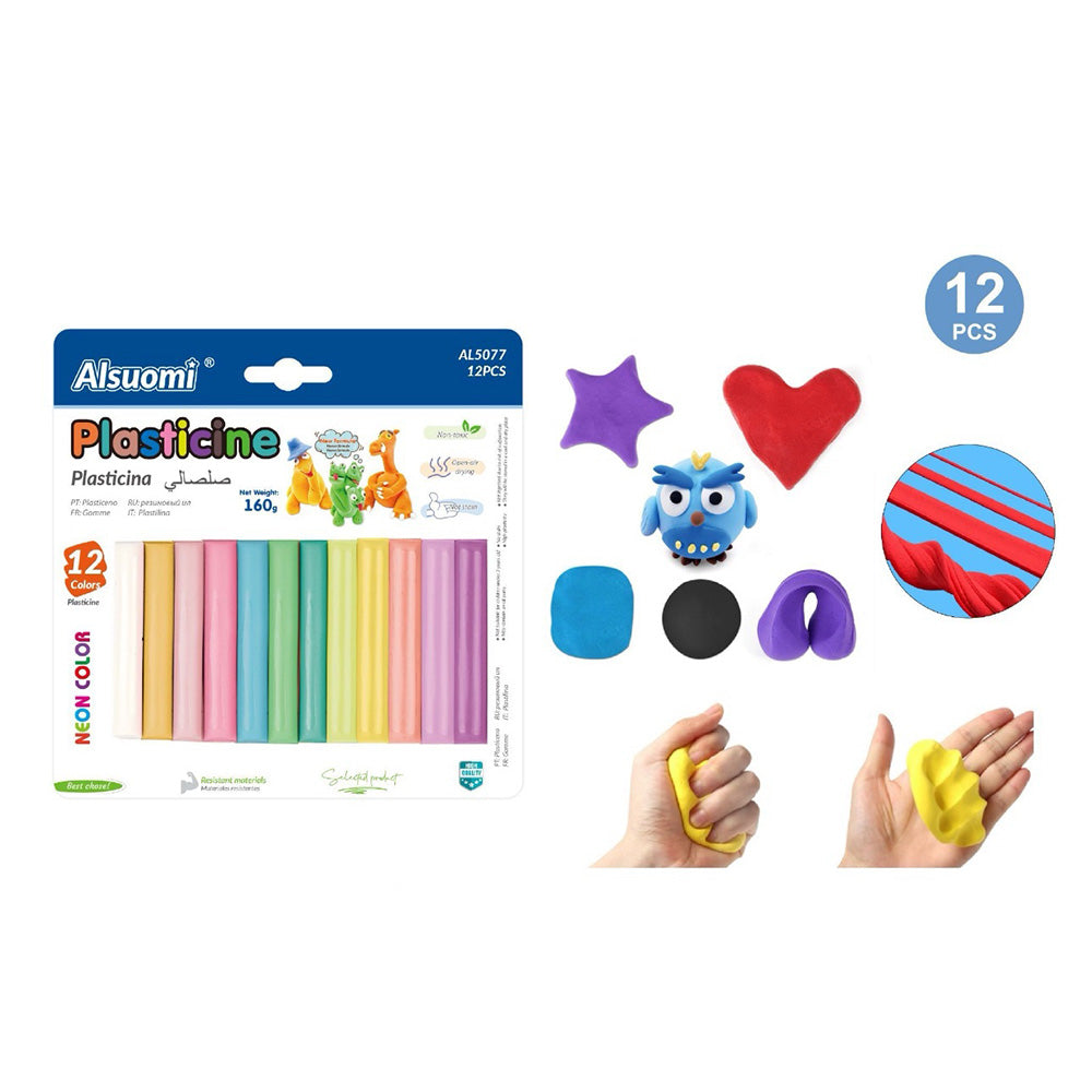 Σετ Πλαστελίνες 12 Τμχ